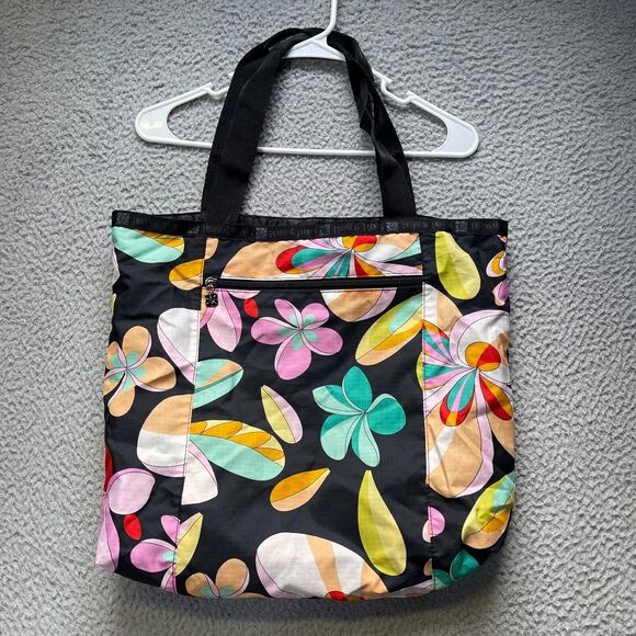 Tropical Trends Tote Bag Floral Hawaiian Print - Picture 1 of 9